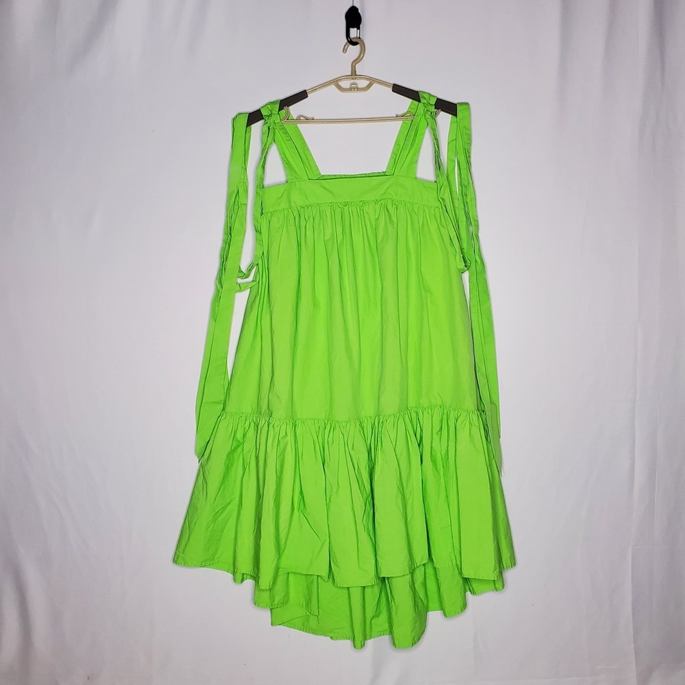 Christopher John Rogers X Target Dress Medium Designer Boho Lagenlook Dopamine